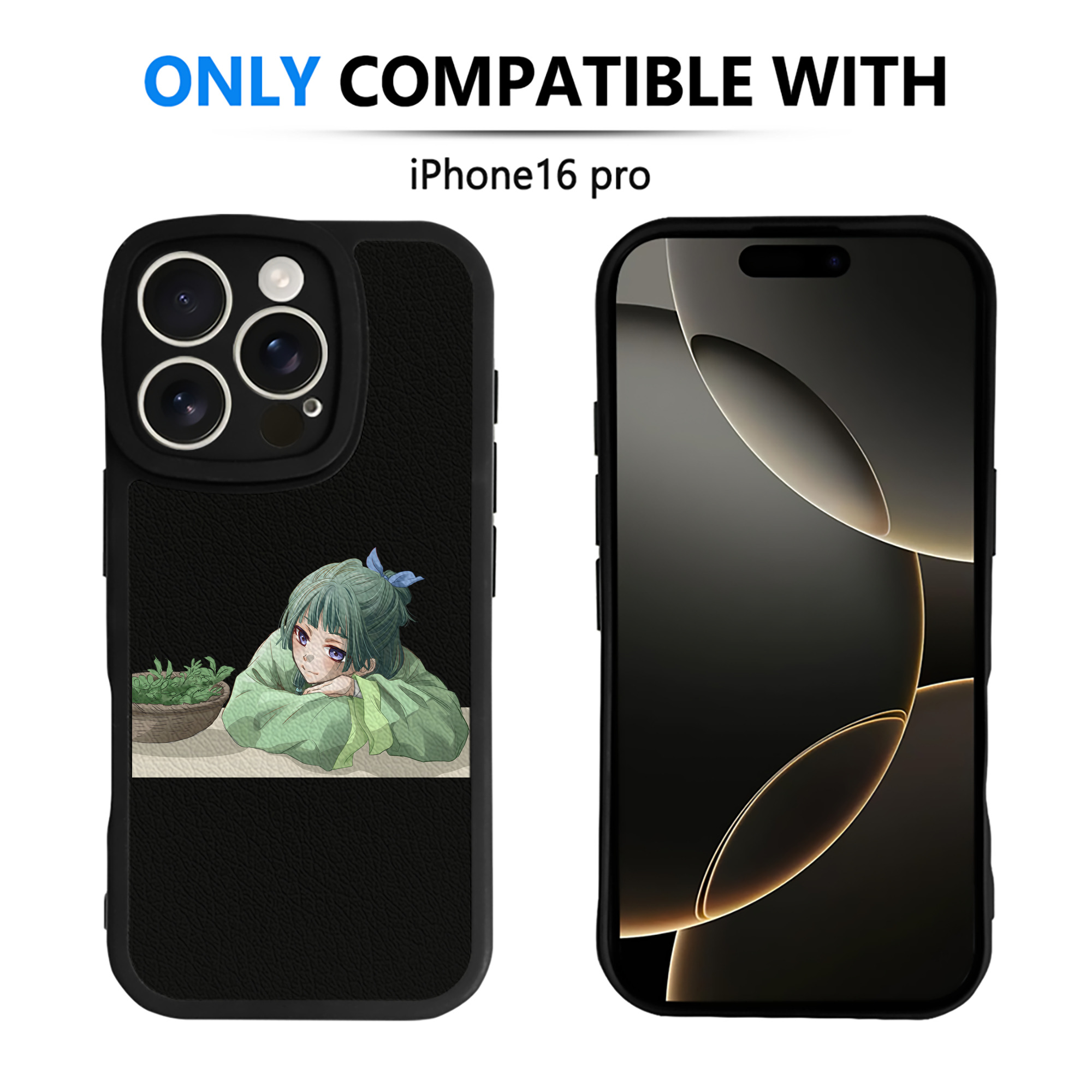 薬屋のひとりごと The Apothecary Diaries 【iPhone 16シリーズ対応】シリコンスマホケース（レザー調） 材質：シリコン